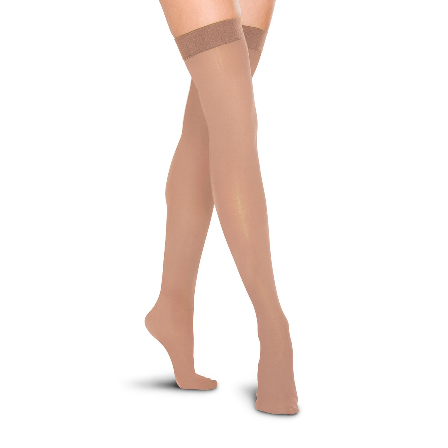 Therafirm 15-20 mmHg Close Toe Thigh Highs