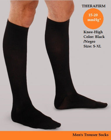 Therafirm 15-20mmHg Men's Dress Socks