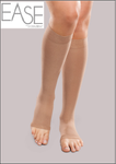 EASE Unisex Mild Support Open-Toe Knee High 15-20mmHg