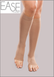 EASE Unisex Mild Support Open-Toe Knee High 15-20mmHg